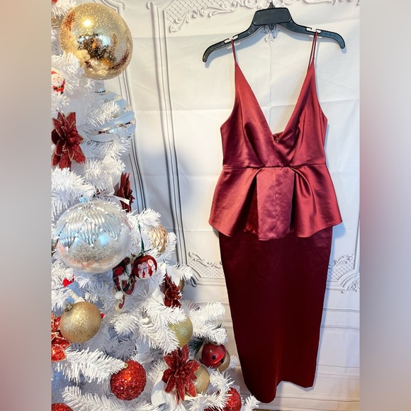 NWT Zara HEAVYWEIGHT satin
PEPLUM DRESS-M
🚨FIRM PRICE NO DISCOUNT - Picture 8 of 15